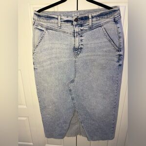 a.n.a Light Blue Denim Skirt